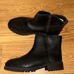 Juno Jones Steel toe work Black Leather size 9 Boots new